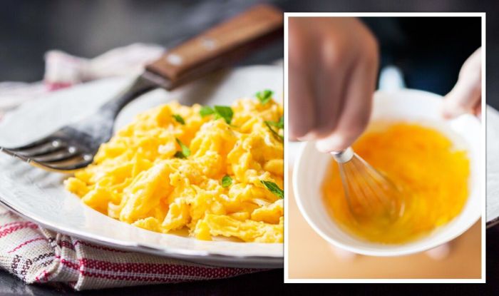 2 scrambled eggs nutrition facts