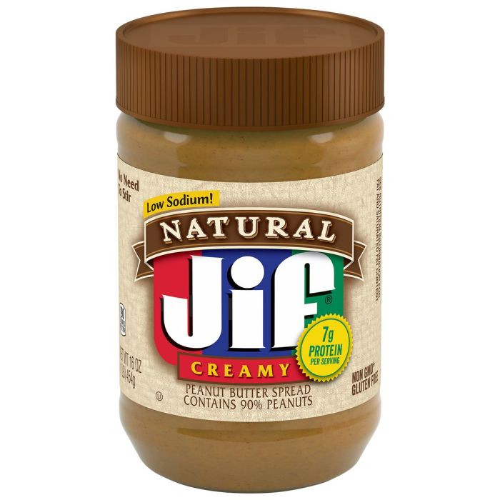 Jif natural nutrition facts